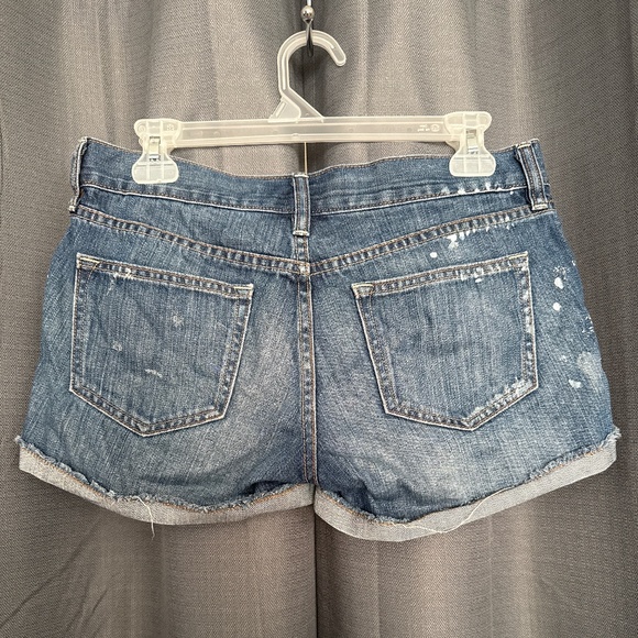Old Mavy Paint Splatter Jean Shorts - Picture 2 of 5